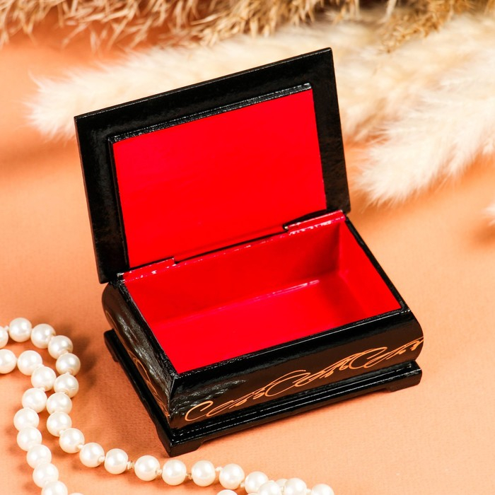 Шкатулка «Птица в пионах», 6×9 см, лаковая миниатюра Шкатулка «Птица в пионах», 6×9 см, лаковая миниатюра