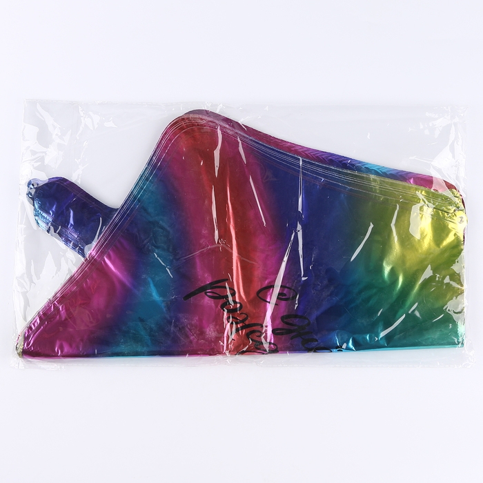 Воздушный шар фольгированный 18" &laquo;Градиент&raquo;, звезда, набор 50 шт.