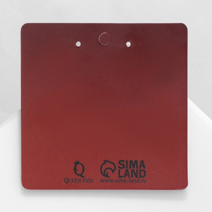 Серьги акрил «ЧСВ», цвет чёрный Серьги акрил «ЧСВ», цвет чёрный