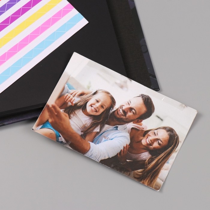 Фотоальбом 25 листов (уголки+кольца) Фотоальбом 25 листов (уголки+кольца) "Шина" 19х27х3 см