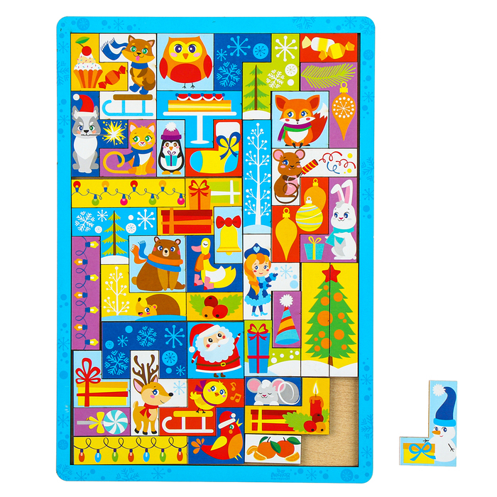 Новогодняя головоломка. Тетрис «Встречаем Новый год» Новогодняя головоломка. Тетрис «Встречаем Новый год»