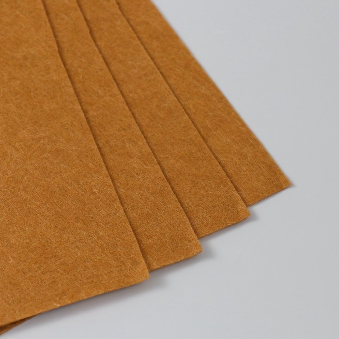 Фетр 1 мм Фетр 1 мм "Кофе со сливками" набор 4 листа 30х40 см