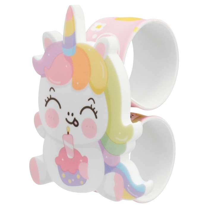 Часы наручные электронные, детские, Часы наручные электронные, детские, "Единорог", ремешок l-22.5 см