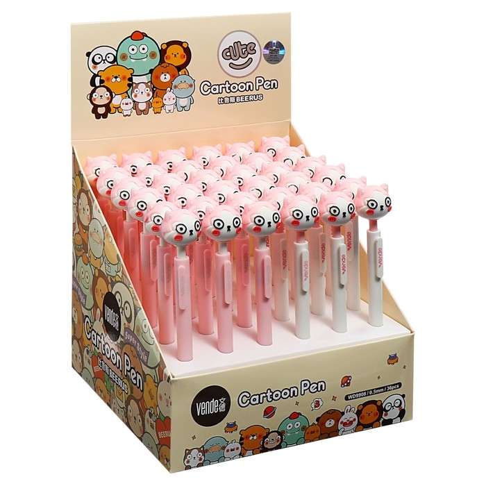 Ручка-прикол гелевая Ручка-прикол гелевая "Котик", синие чернила, МИКС