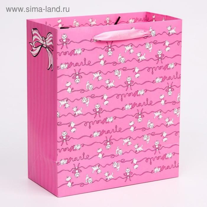 Пакет ламинированный вертикальный, 23 х 27 х 11,5 см Пакет ламинированный вертикальный, 23 х 27 х 11,5 см "Marie", Коты аристократы