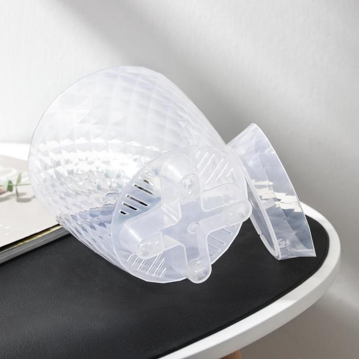 Горшок для цветов с прикорневым поливом «Румба», 1,5 л, цвет прозрачный Горшок для цветов с прикорневым поливом «Румба», 1,5 л, цвет прозрачный