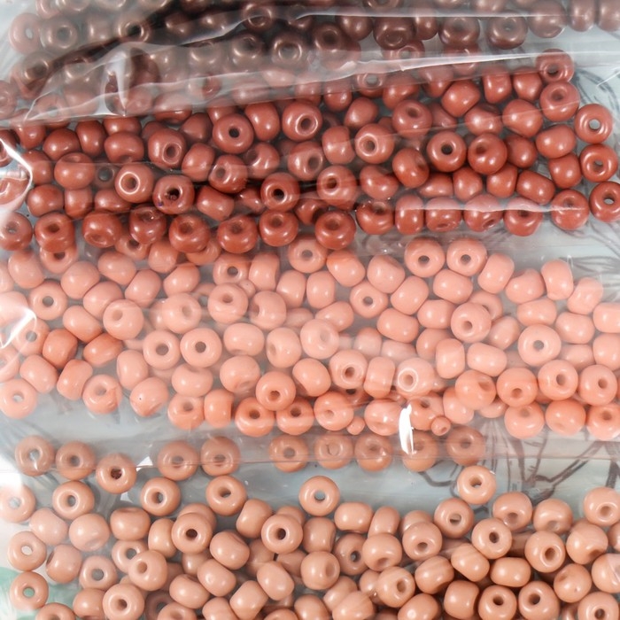 Бисер круглый 6/0  Бисер круглый 6/0 "Осенний лес" 6 цветов х 10 гр 20х8 см