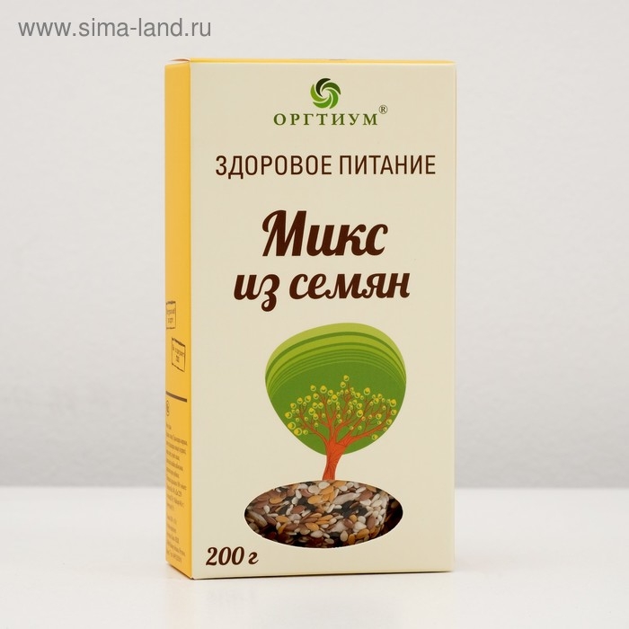 Микс из семян: лён тёмный и светлый, кунжут тёмный и светлый, очищенные тыквенные семечки и ядра подсолнуха, 200 г Микс из семян: лён тёмный и светлый, кунжут тёмный и светлый, очищенные тыквенные семечки и ядра подсолнуха, 200 г