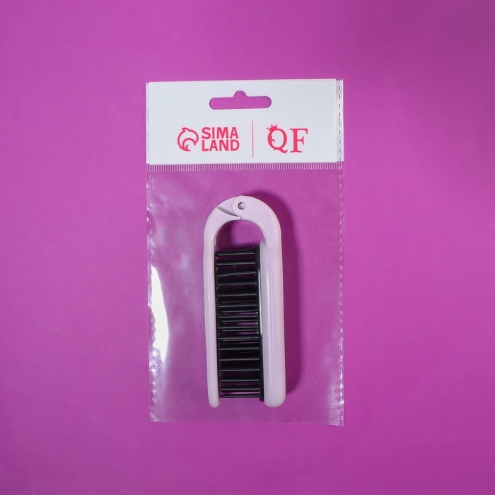 Расчёска массажная, складная, с зеркалом, 3 × 10 см, цвет пыльно-розовый Расчёска массажная, складная, с зеркалом, 3 × 10 см, цвет пыльно-розовый