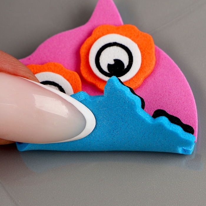 Набор наклеек из EVA  Набор наклеек из EVA "Совушки", 8 шт