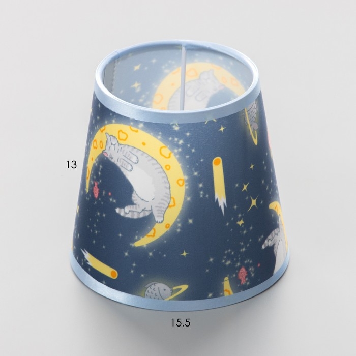 Абажур универсальный  Абажур универсальный "Сонные котики"  Е14 14х14х13см