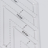 Линейка для пэчворка пластик 45° "Ромб"