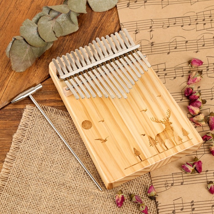 Калимба Music Life 17 нот, дикий мир Калимба Music Life 17 нот, дикий мир