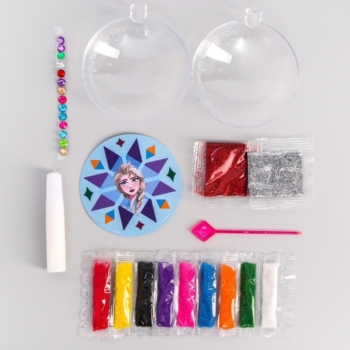 Набор для творчества на Новый год  Набор для творчества на Новый год "Новогодний шар-фреска" Холодное сердце