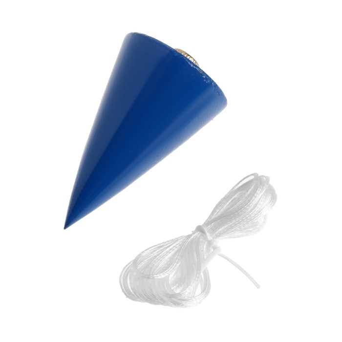 Отвес конусный ТУНДРА, шнур 5 метров, 200 г Отвес конусный ТУНДРА, шнур 5 метров, 200 г