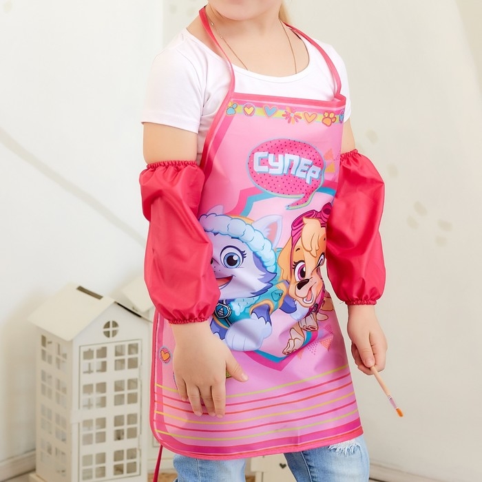 Фартук с нарукавниками детский PAW PATROL «Скай и Эверест», 49х39 см Фартук с нарукавниками детский PAW PATROL «Скай и Эверест», 49х39 см