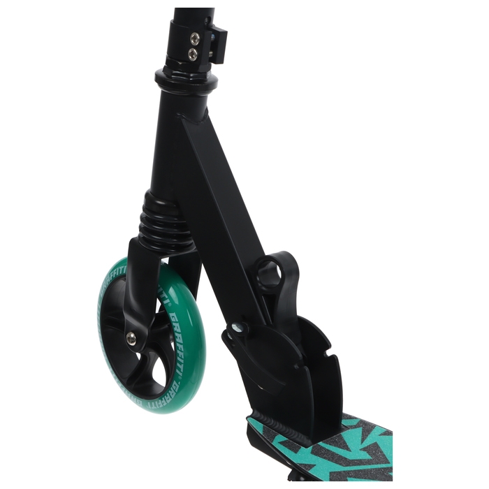 Самокат городской GRAFFITI Comfort Lux 145, колёса PU 145 мм, с передним амортизатором, ABEC 9 Carbon Самокат городской GRAFFITI Comfort Lux 145, колёса PU 145 мм, с передним амортизатором, ABEC 9 Carbon