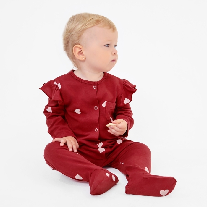 Комбинезон детский MINAKU, цвет красный, рост 80-86 см Комбинезон детский MINAKU, цвет красный, рост 80-86 см