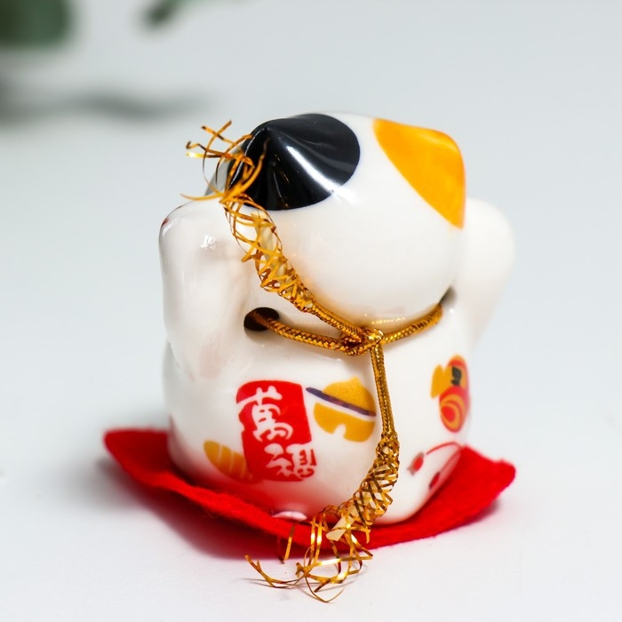 Сувенир керамика Сувенир керамика "Манэки-нэко - удовольствие" 4,5х3,8х4,6 см набор 5 шт