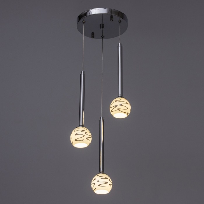 Светильник Светильник "Жаннетт" 3х3Вт G4 Хром 30х30х180см