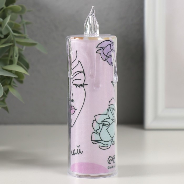 Ночник Ночник "Свеча" (Лицо) 3хLR1130 3,8х3,8х12см