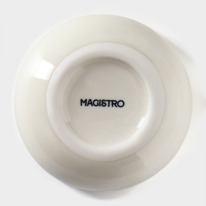 Соусник фарфоровый Magistro Ocean, 90 мл, цвет синий Соусник фарфоровый Magistro Ocean, 90 мл, цвет синий