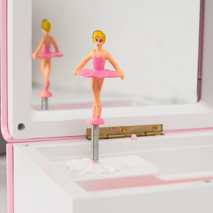 Шкатулка музыкальная механическая Шкатулка музыкальная механическая "Мишки с шариками" 15х12х7 см