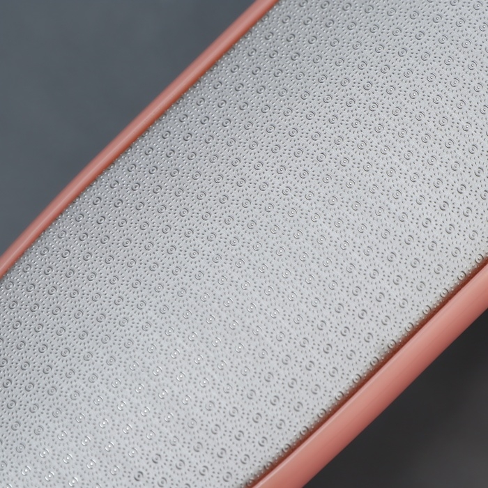 Пилка для ног, трапеция, лазерная, двусторонняя, 24,5 см, цвет розовый Пилка для ног, трапеция, лазерная, двусторонняя, 24,5 см, цвет розовый