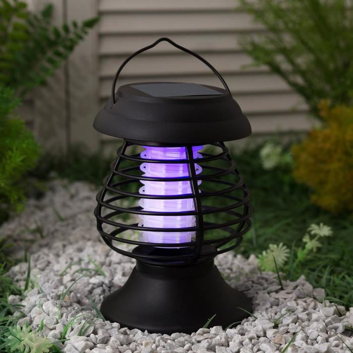 Садовый светильник Uniel на солнечной батарее «Факел», 12 × 30 × 12 см, эффект пламени