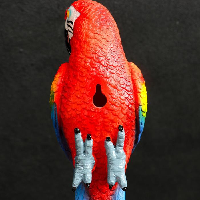 Подвесной декор  Подвесной декор "Красный Ара" 8х7х26см