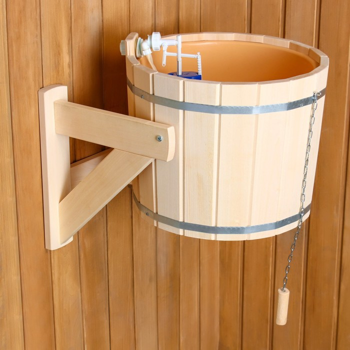 Обливное устройство из липы Обливное устройство из липы "Русская забава", 20л, пластиковая вставка