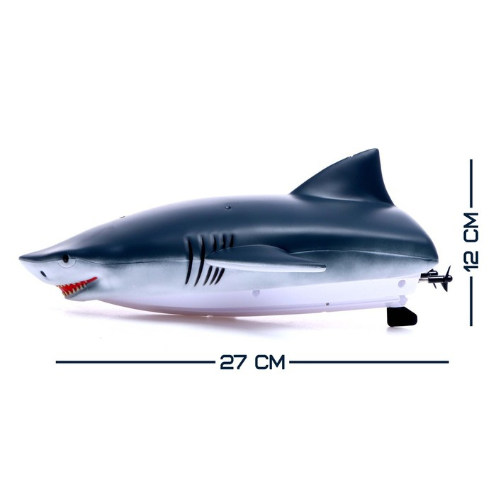 Катер радиоуправляемый «Акула», 2 в 1, работает от аккумулятора Катер радиоуправляемый «Акула», 2 в 1, работает от аккумулятора