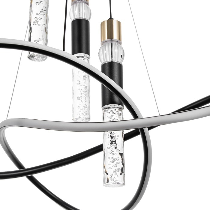 Светильник с ПДУ Светильник с ПДУ "Асанти" LED 110Вт 3000-6000К черный 53х53х100 см