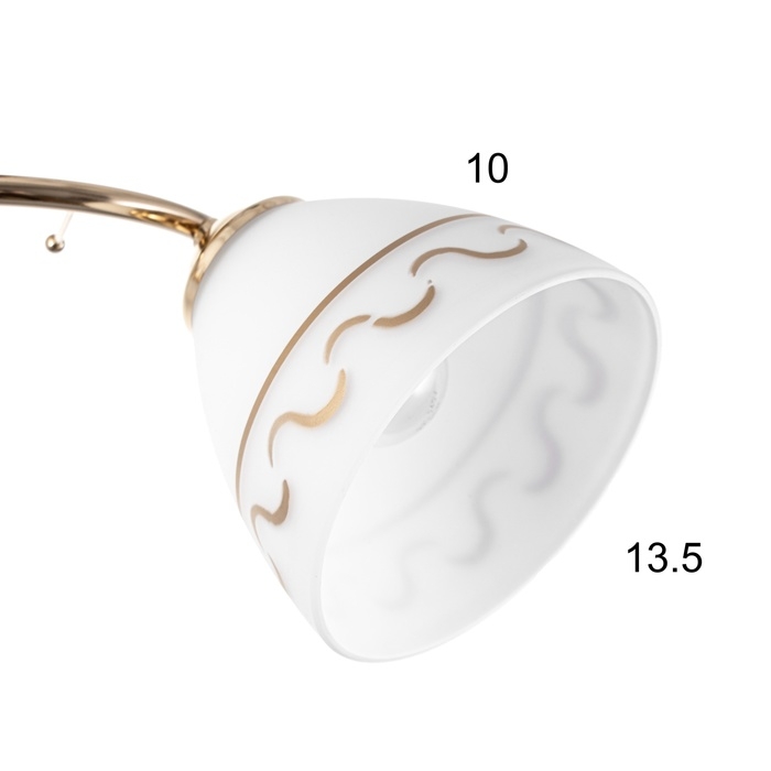 Люстра Люстра "Аквила" 2хЕ27 40Вт золото 48х26 см