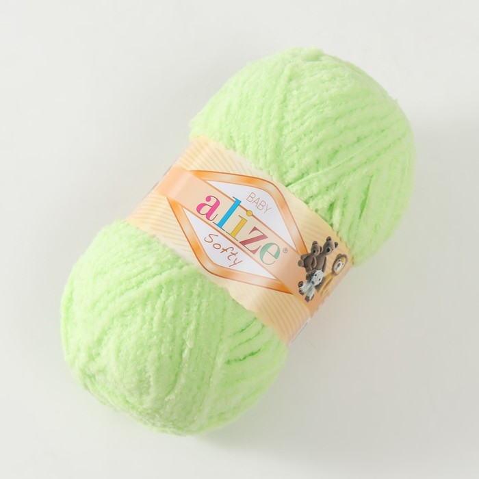 Пряжа Пряжа "Softy" 100% микрополиэстер 115м/50гр (41 ментол)
