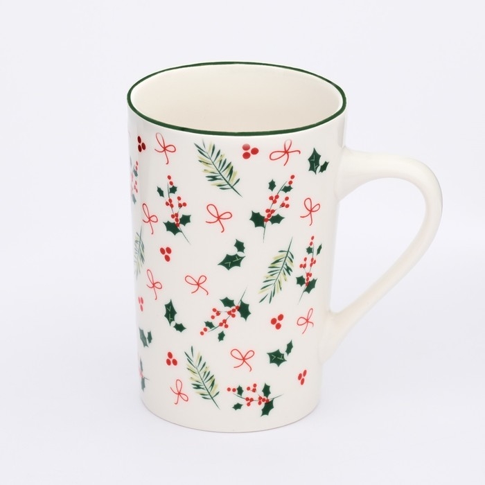 Новый год. Кружка «Зимние узоры», 385 мл Новый год. Кружка «Зимние узоры», 385 мл