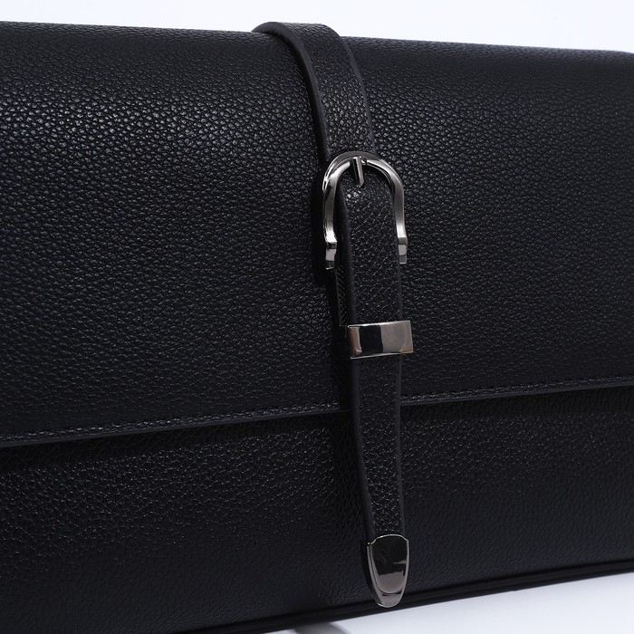 Сумка-мессенджер на магните, цвет чёрный Сумка-мессенджер на магните, цвет чёрный