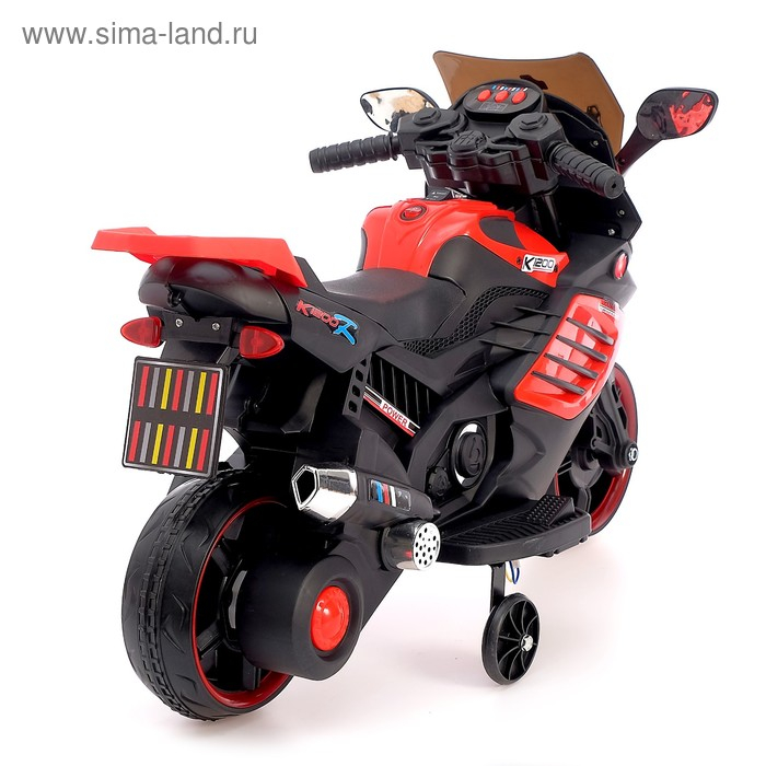 Детский электромобиль «Спортбайк», цвет красный Детский электромобиль «Спортбайк», цвет красный