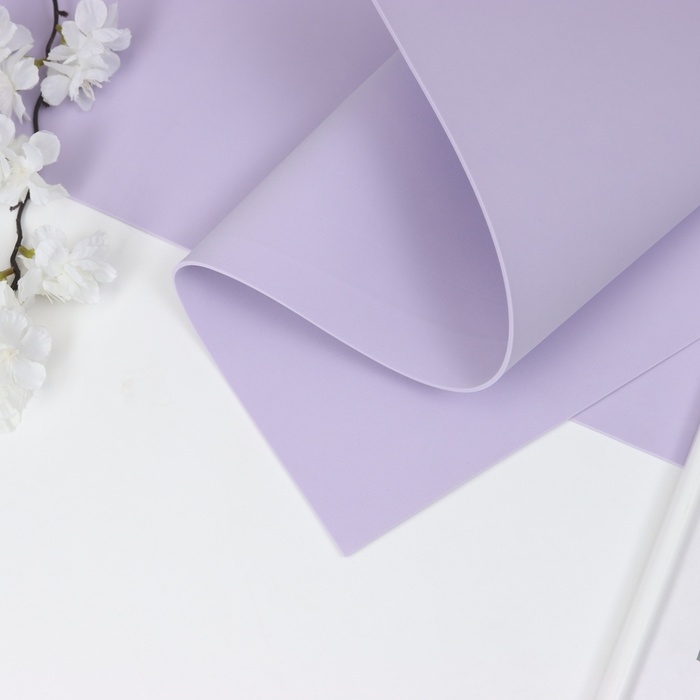 Фоамиран иранский 2 мм (светло-сиреневый/153) 60х70 см Фоамиран иранский 2 мм (светло-сиреневый/153) 60х70 см