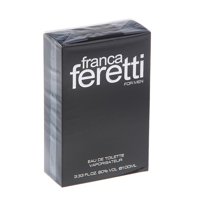 Туалетная вода мужская Franca Feretti Black, 100 мл Туалетная вода мужская Franca Feretti Black, 100 мл