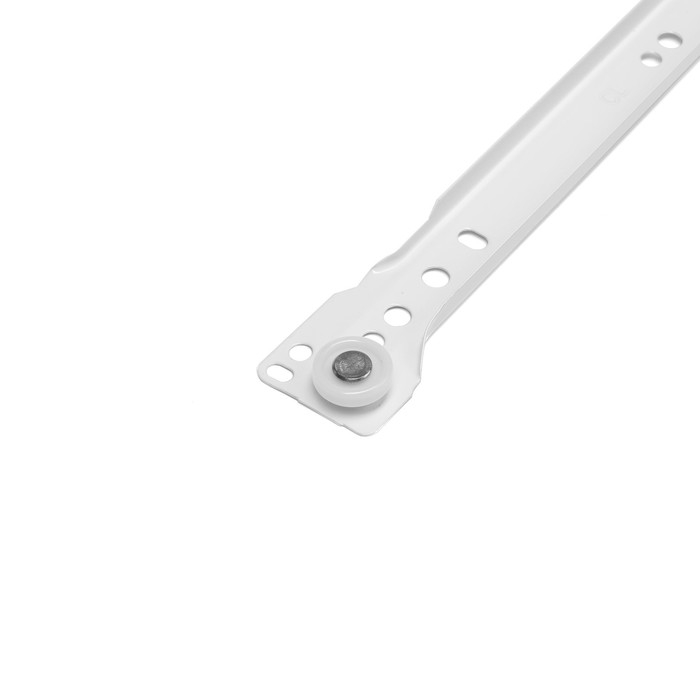 Роликовые направляющие ТУНДРА, L=250 мм, толщина 0,8 мм, белые, 2 шт. Роликовые направляющие ТУНДРА, L=250 мм, толщина 0,8 мм, белые, 2 шт.