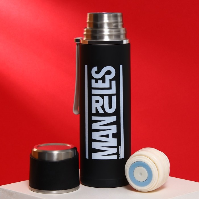 Термос Man rules, 500 мл, время сохранения тепла 8-10 ч Термос Man rules, 500 мл, время сохранения тепла 8-10 ч