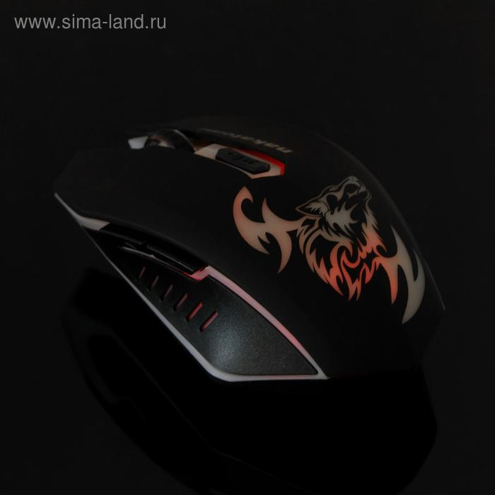 Мышь Nakatomi MROG-15U, игровая, беспроводная, оптическая, 1600 dpi, подсветка, USB, чёрная Мышь Nakatomi MROG-15U, игровая, беспроводная, оптическая, 1600 dpi, подсветка, USB, чёрная