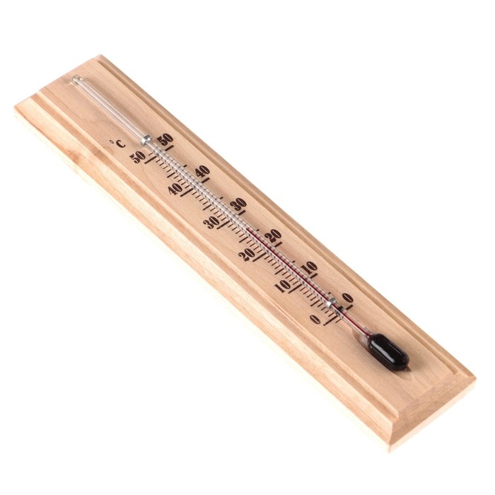 Термометр, градусник комнатный Термометр, градусник комнатный "Уют", от 0°C до +50°C, 20 х 4.2 х 1.3 см