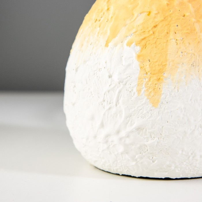 Настольная лампа Настольная лампа "Заряна" Е14 40Вт белый оранжевый 30х30х33см RISALUX