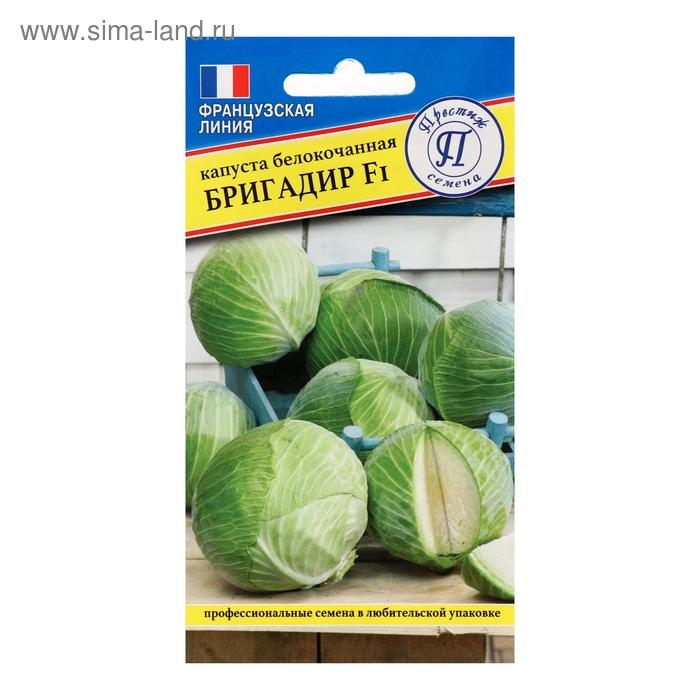 Семена Капусты белокочанной Семена Капусты белокочанной "Бригадир", F1, 10 шт.