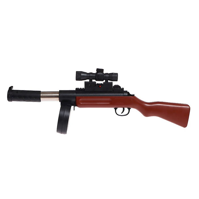 Детское оружие Автомат пневматический «ППШ», с лазером Детское оружие Автомат пневматический «ППШ», с лазером