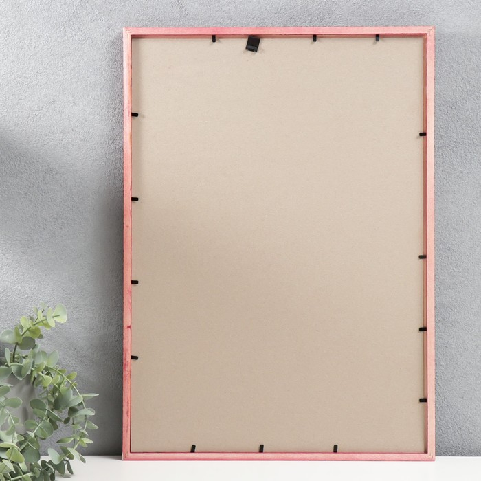 Фоторамка сосна с14 №1 вишня 35х50 см (пластиковый экран) Фоторамка сосна с14 №1 вишня 35х50 см (пластиковый экран)