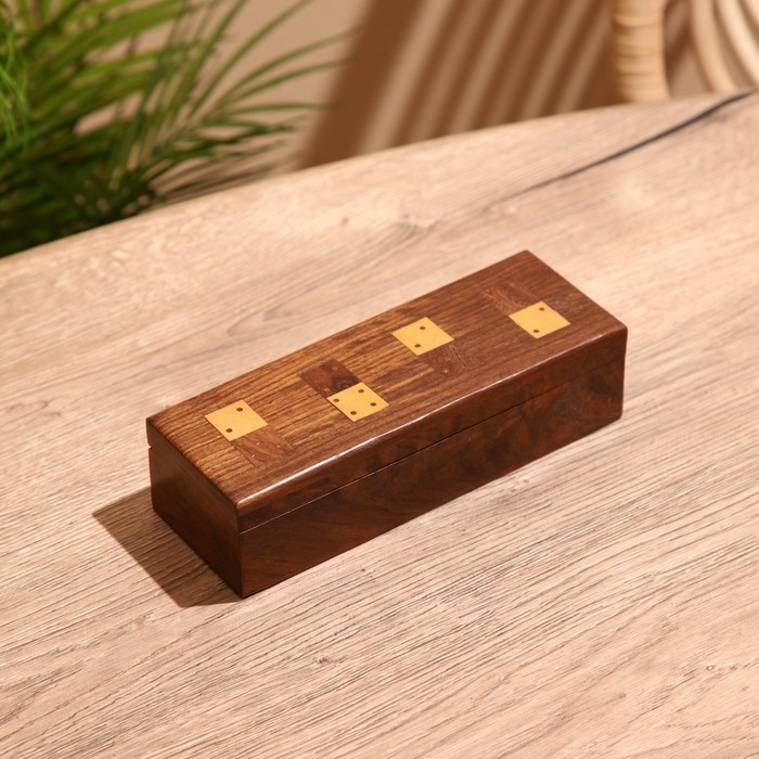 Игра настольная  Игра настольная "Домино" 20х7х5,5 см, дерево шишам