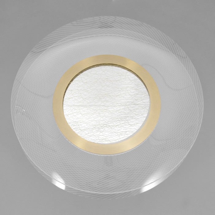 Люстра Люстра "Синтия" LED 48Вт 3000-6000К золото 50х50х20см